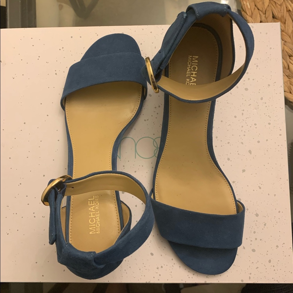NWT Michael Kors Lena block heel